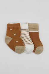 Nessiworld Bistyle 3-Pack Men's Combed Cotton Ankle Socks BS10111 Mustard